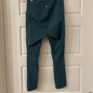 90 Degree high waisted size small teal workout leggings